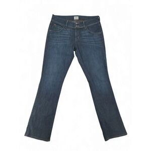 Hudson Jeans Women 30 Bootcut Stretch Denim Flap Pockets Mid Rise EUC